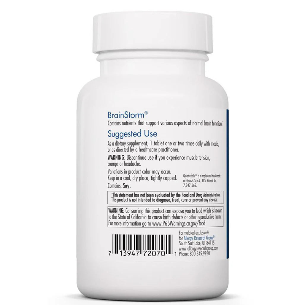 Buy Allergy Research Group Brainstorm - 60 tabs