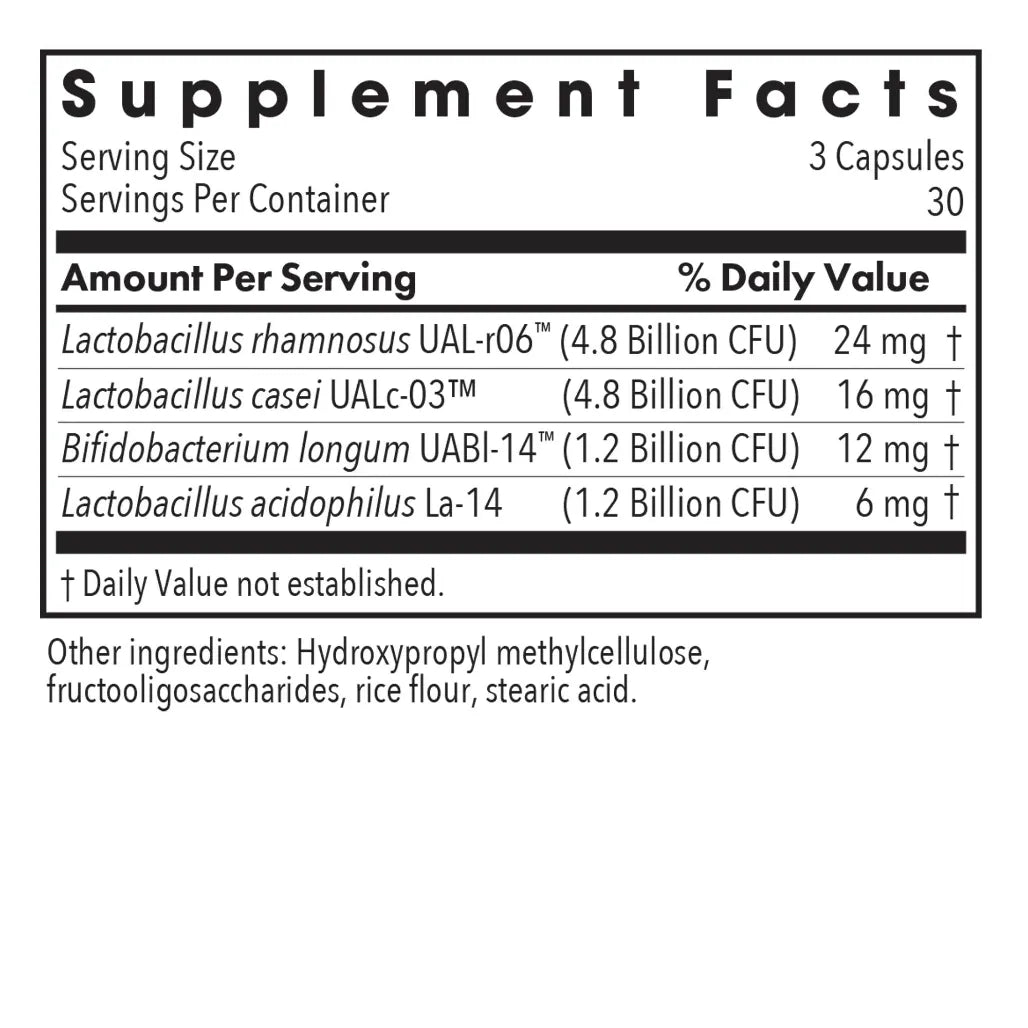 Allergy Research Group GI Flora Dairy Free - 90 caps