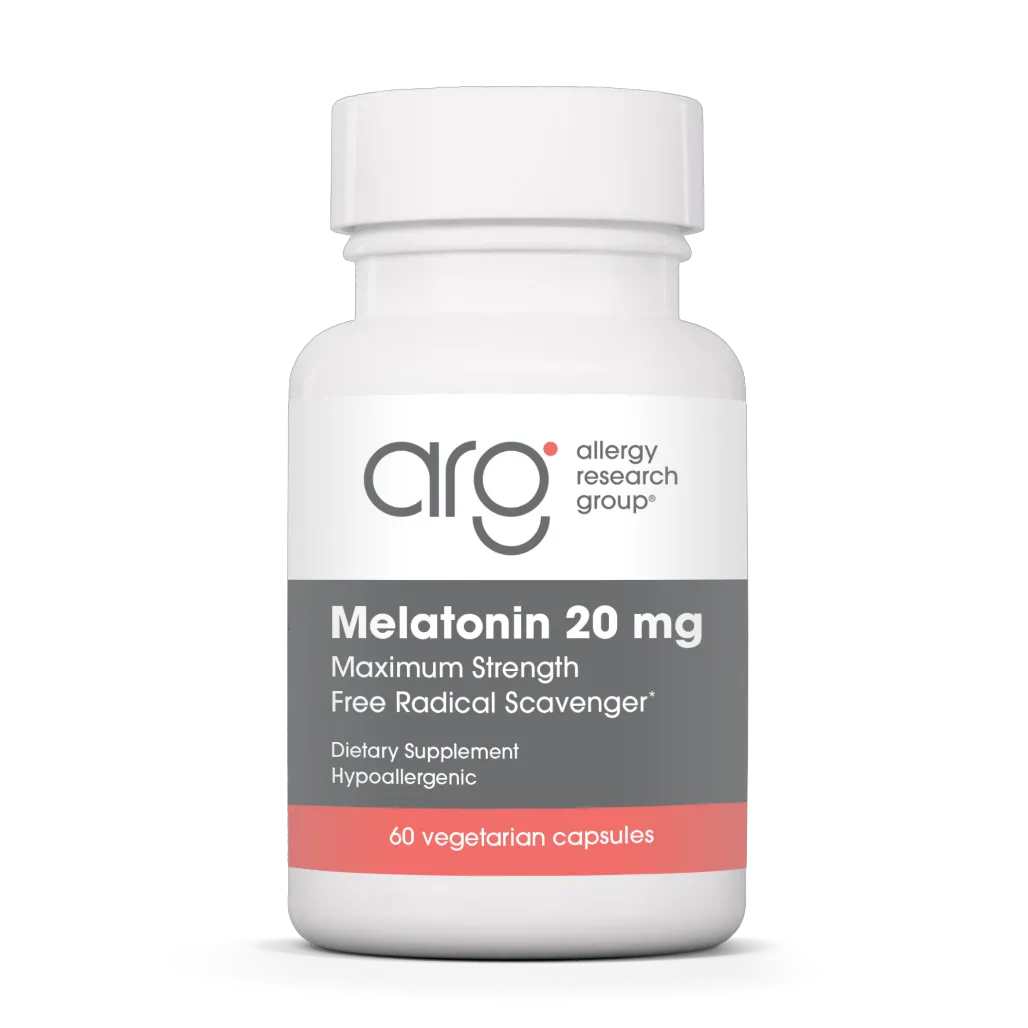Allergy Research Group Melatonin 20 mg - 60 Vegcaps