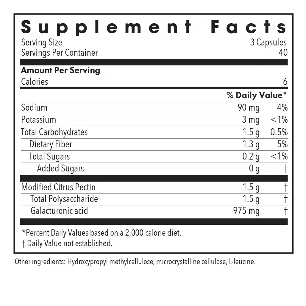Allergy Research Group Modified Citrus Pectin - 120 Vegcaps