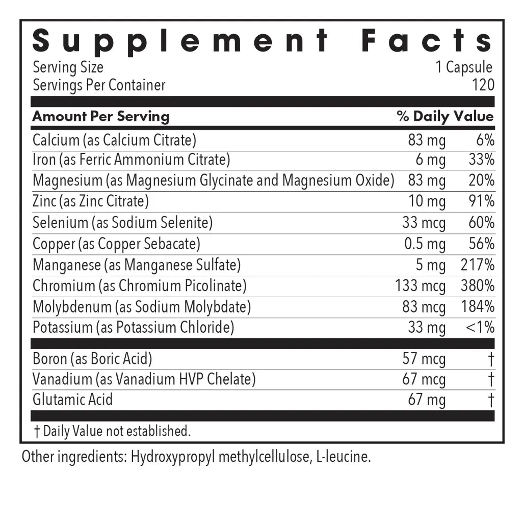 Allergy Research Group MultiMin - 120 vegcaps
