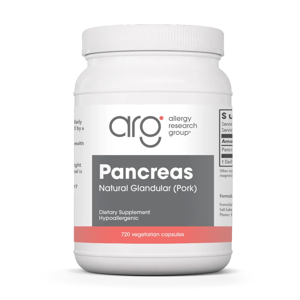 Allergy Research Group Pancreas Pork - 720 Vegcaps