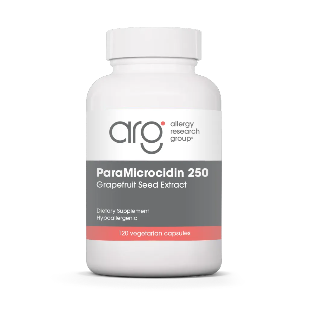Allergy Research Group ParaMicrocidin 250 vegcaps label