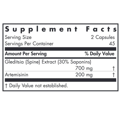 Allergy Research Group PhytoArtemisinin vegcaps label