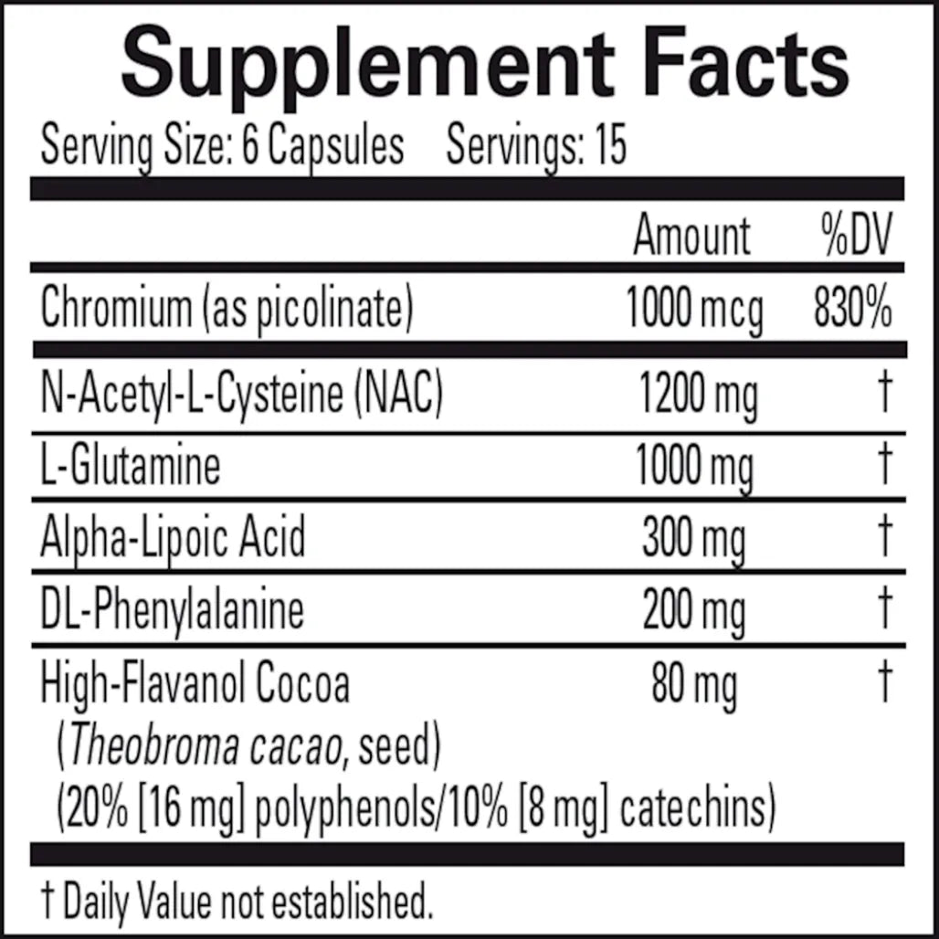 Craving Control Supplement to support self control over food cravings - 90 capsules 
